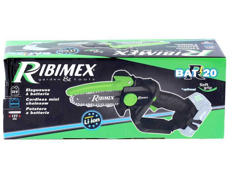Ribimex PRBAT20/TRB - Potatore manuale a batteria - 20V/2Ah