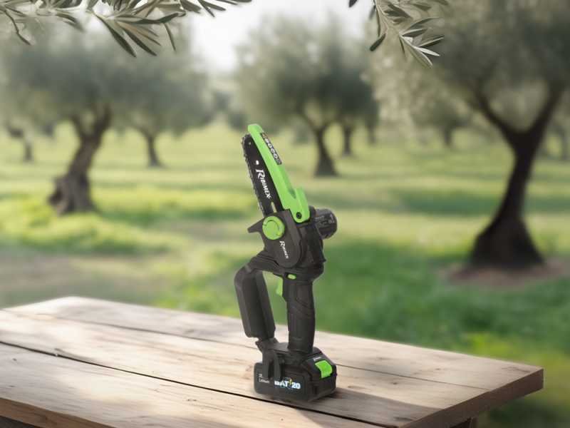 Ribimex PRBAT20/TRB - Potatore manuale a batteria - 20V/2Ah