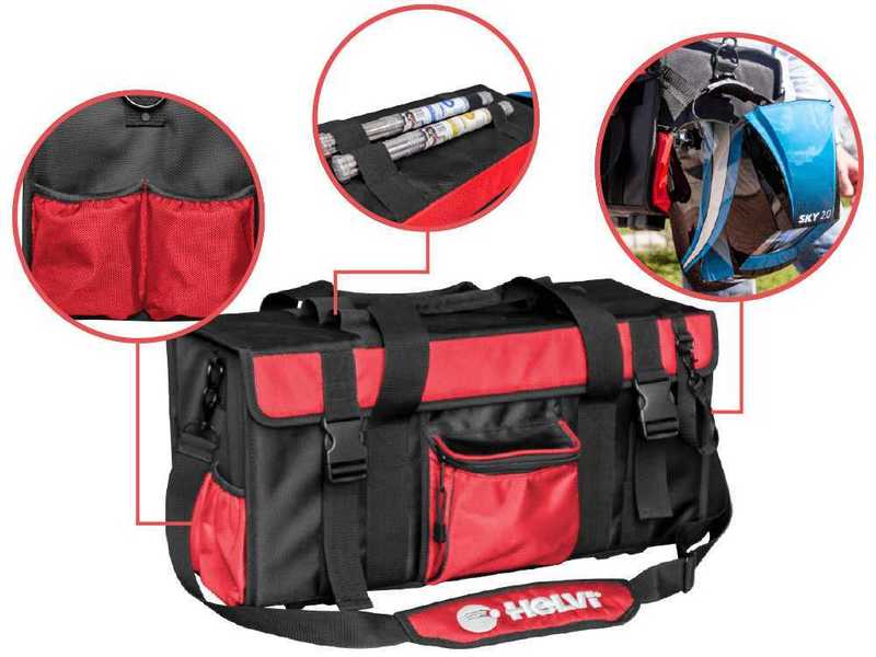 Helvi Galileo TIG 219 HF - Saldatrice Inverter (MMA, TIG HF o LIFT) + Kit Borsa, corrente continua (DC)
