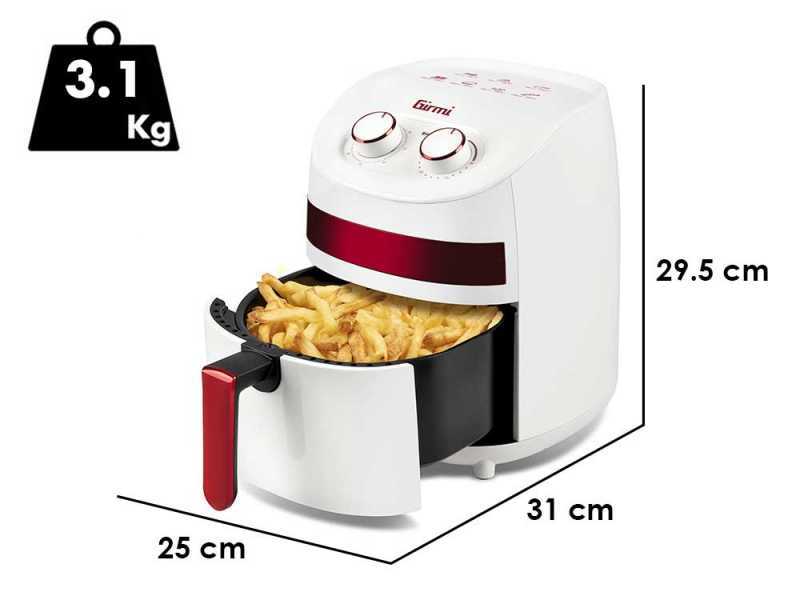 Girmi FG93 EcoFrit Compact - Friggitrice ad aria compatta 3.2L