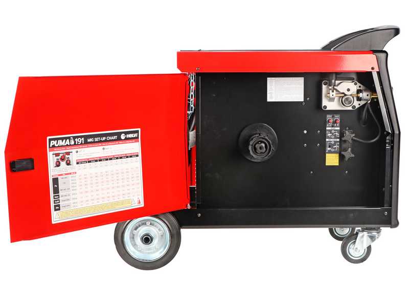 HELVI Puma 191 - Saldatrice Inverter Multiprocesso (MIG-MAG/MMA/TIG), corrente continua (DC)