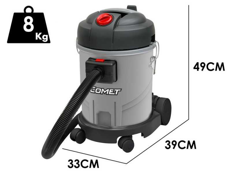 Comet CVP 120 P - Bidone aspiratutto - 20 lt - Solidi e liquidi - 1400W
