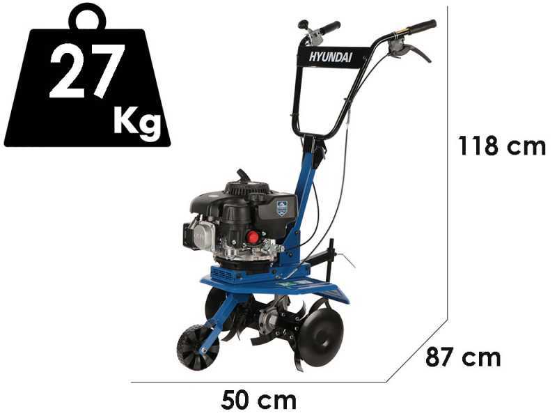 Hyundai RST360-1 - Motozappa a scoppio a benzina da 132 cc - 4.5 HP