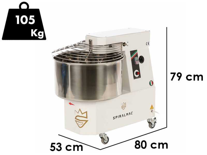 Spiralmac SV44VV - Impastatrice a spirale - 10 velocit&agrave; - 44 Kg