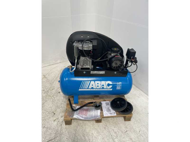 OUTLET - SENZA IMBALLO ORIGINALE - Abac EXT A29B 90 CT3 - Compressore aria trifase a cinghia - 90 lt aria compressa