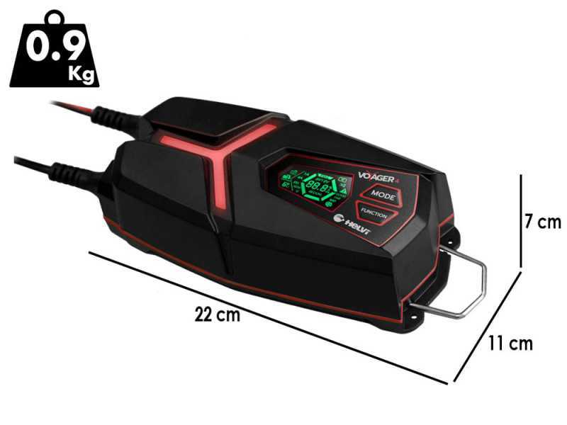 Helvi Voyager 8 - Caricabatteria mantenitore automatico - 12/24V