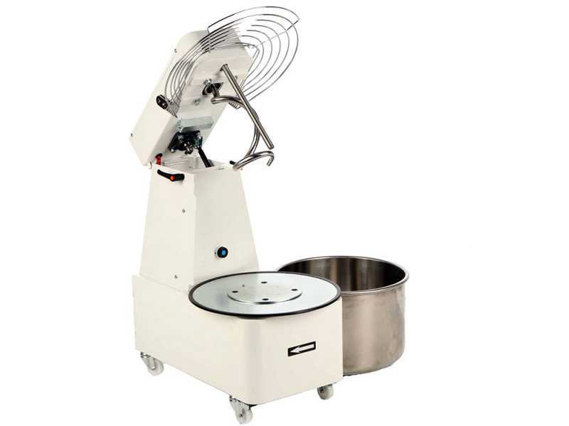 Mixer 4000 T-2G Deluxe - Impastatrice a spirale sollevabile - Da 32 Kg trifase a 2 velocit&agrave;
