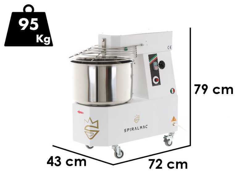 Spiralmac SV25VV - Impastatrice a spirale - 10 velocit&agrave; - 25 Kg