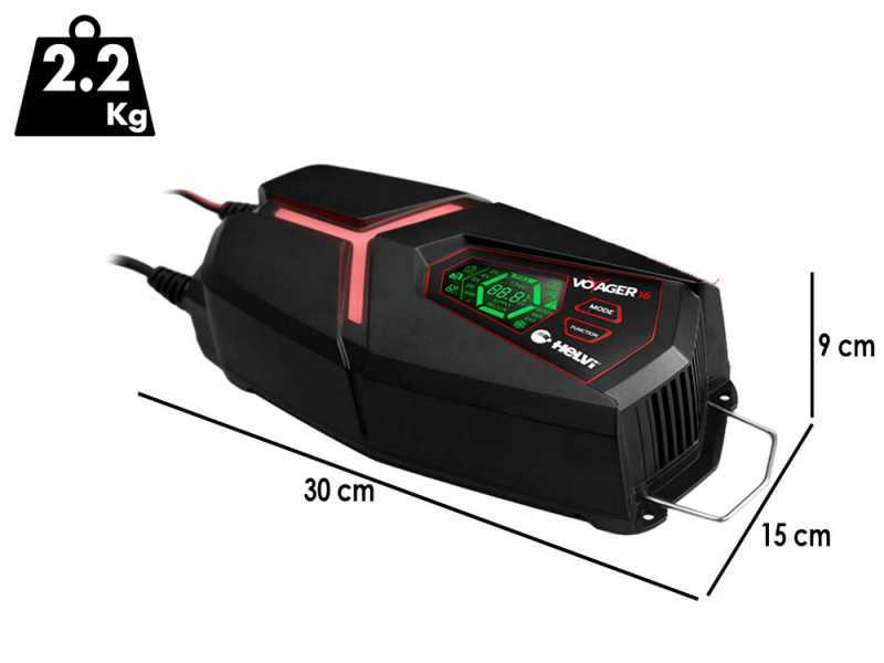 Helvi Voyager 25 - Caricabatteria mantenitore automatico - 12/24V