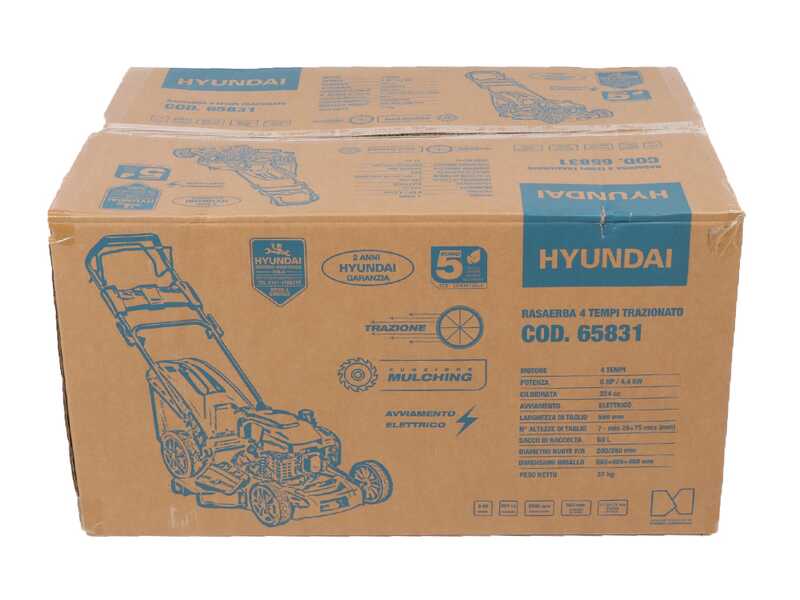Hyundai DM56ESC-D224 - Rasaerba a scoppio trazionato - Motore Hyundai DV224