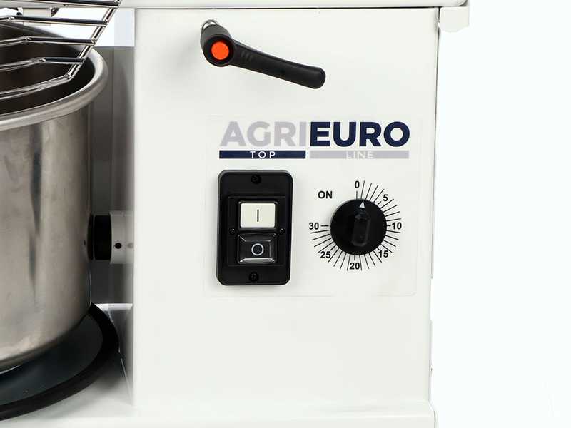 Mixer 1000 S Deluxe - Impastatrice a spirale sollevabile - Da 8 Kg a 1 velocit&agrave;