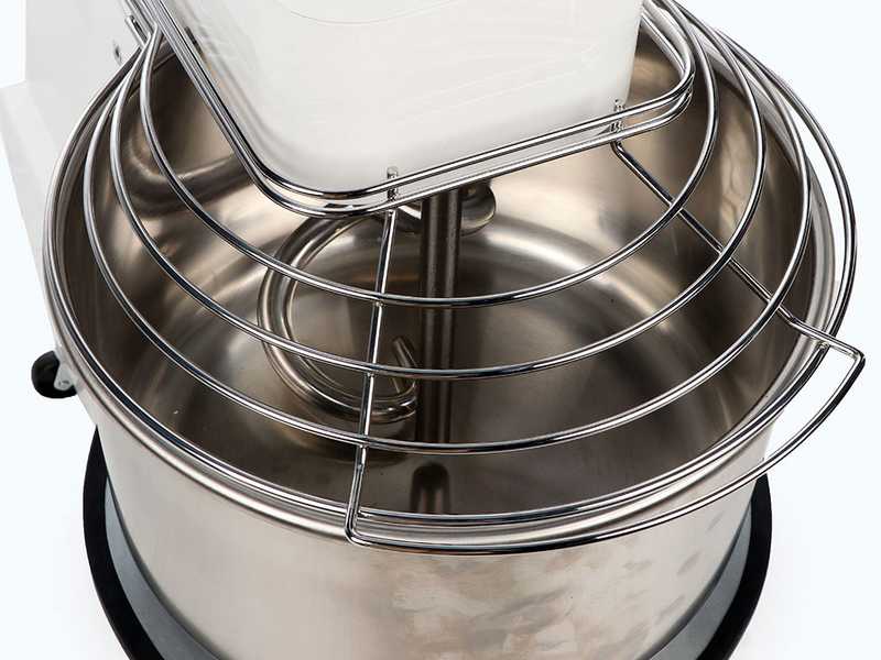 Mixer 1000 S Deluxe - Impastatrice a spirale sollevabile - Da 8 Kg a 1 velocit&agrave;