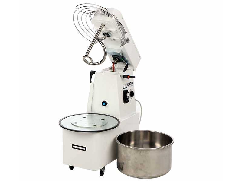 Mixer 1000 S Deluxe - Impastatrice a spirale sollevabile - Da 8 Kg a 1 velocit&agrave;