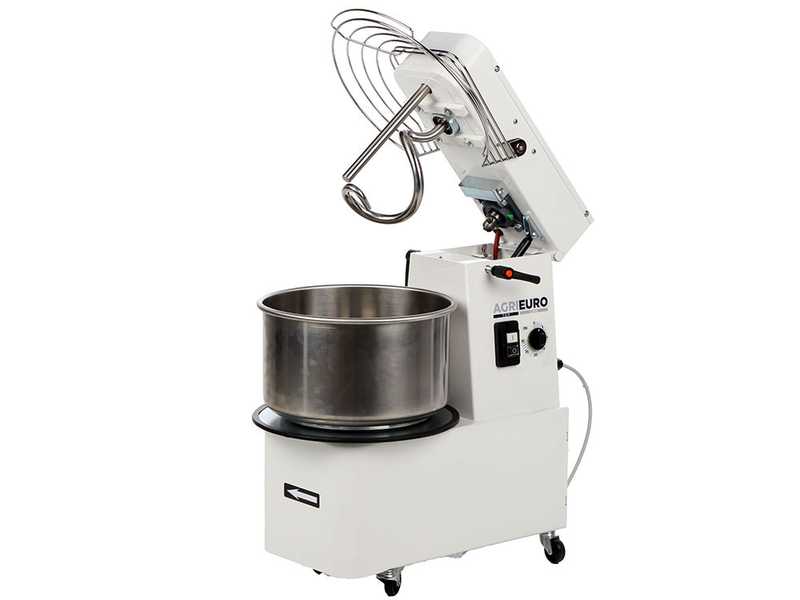 Mixer 1000 S Deluxe - Impastatrice a spirale sollevabile - Da 8 Kg a 1 velocit&agrave;