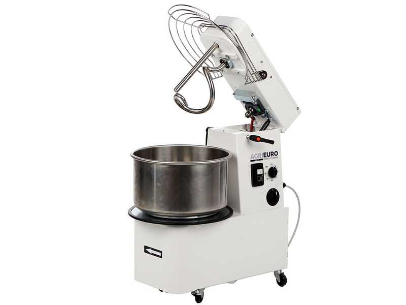 Impastatrice a spirale sollevabile Mixer 3000 T-2G Deluxe - Da 24 Kg trifase a 2 velocit&agrave;