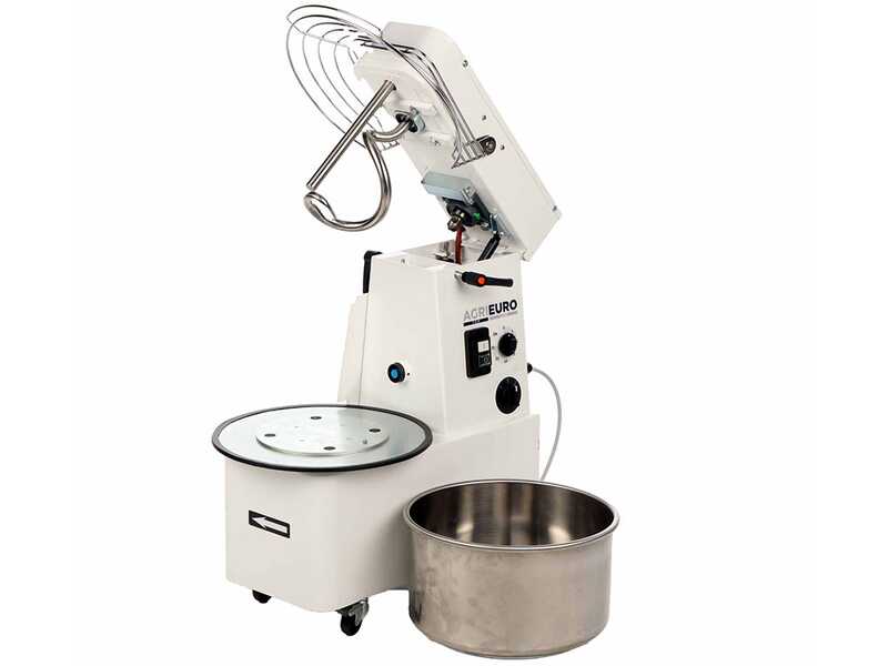 Impastatrice a spirale sollevabile Mixer 3000 T-2G Deluxe - Da 24 Kg trifase a 2 velocit&agrave;