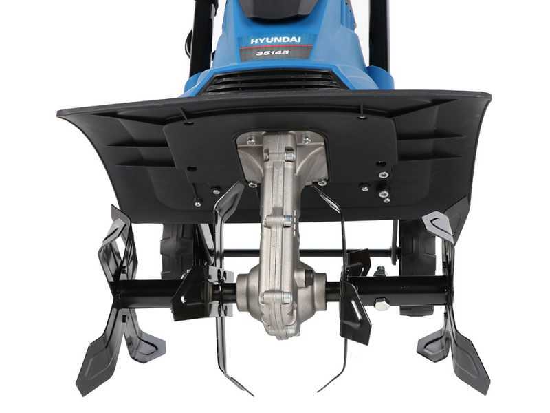 Hyundai WR8020-1050-P-360H1 - Motozappa elettrica - 1050 W - 4 file di zappe