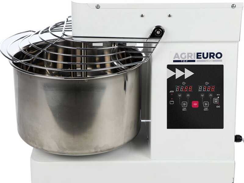 Mixer 5000 T-2G DIG - Impastatrice a spirale - Da 40 Kg trifase a 2 velocit&agrave; - Schermo digitale