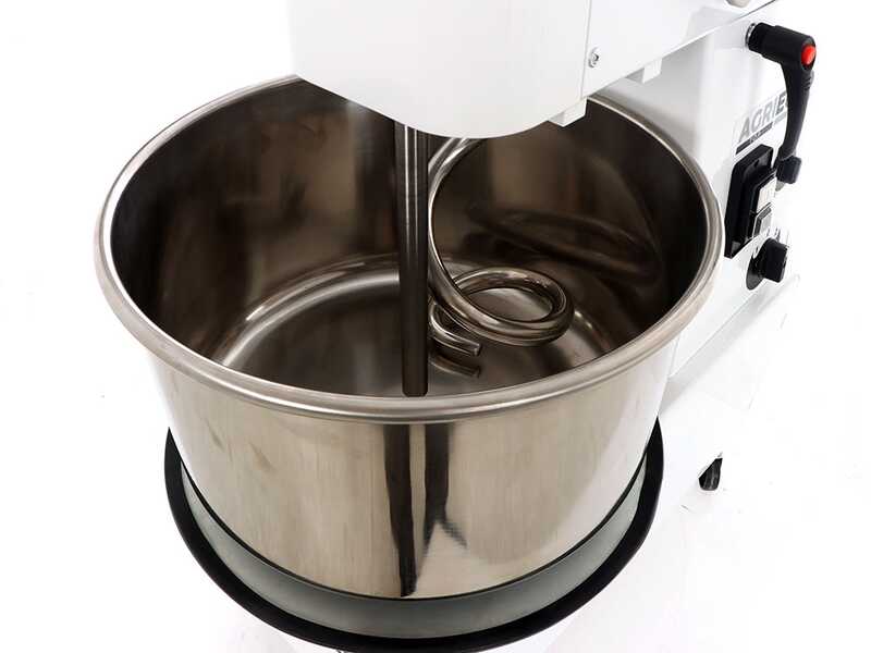 Mixer 3000 T-2G Deluxe DIG - Impastatrice a spirale sollevabile - Da 24 Kg trifase a 2 velocit&agrave; -  Schermo digitale