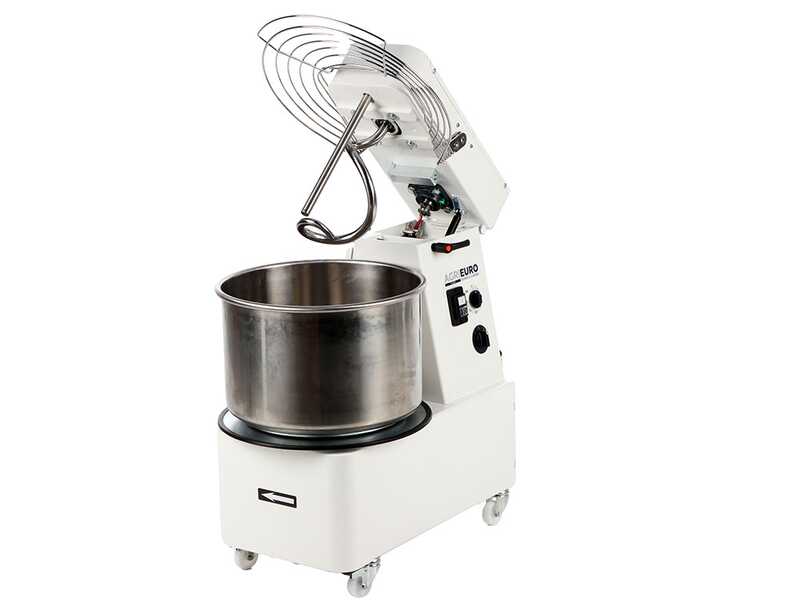 Mixer 5000 T-2G Deluxe DIG - Impastatrice a spirale sollevabile - Da 40 Kg trifase a 2 velocit&agrave; -  Schermo digitale