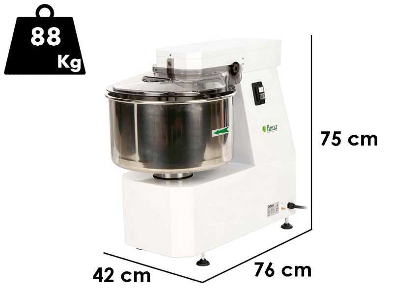 Fimar 30LN - Impastatrice a spirale - Trifase - 25 Kg