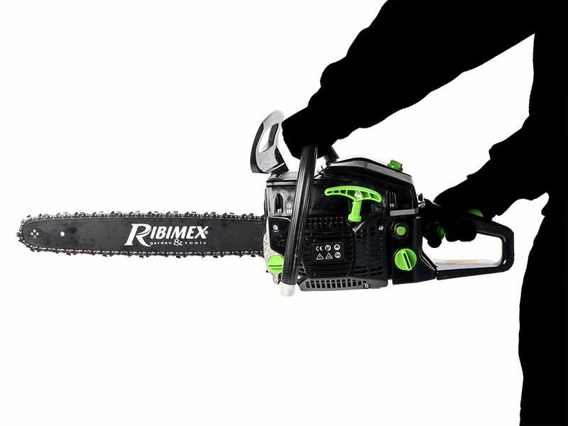Ribimex PRTRT451 - Motosega a scoppio da taglio - Lama da 45cm