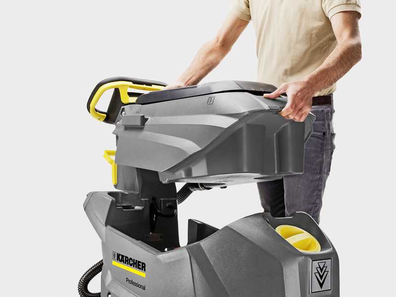 Karcher Pro BD 43/25 C Classic Bp Pack 80Ah Li - Lavapavimenti a batteria - 3 in 1: lava, asciuga e aspira