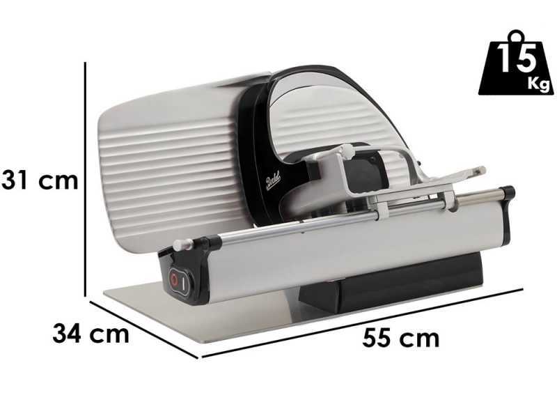 OUTLET - DIFETTI ESTETICI - Berkel Home Line Plus 250 Nera -  Affettatrice con lama 250 mm