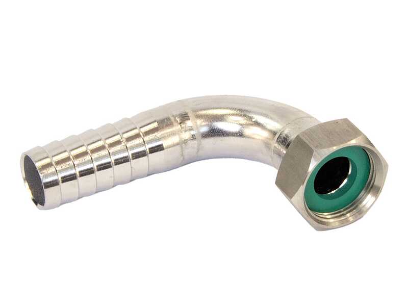 Tellarini ALM 20-SR - Pompa elettrica da travaso per olio in acciaio inox - Raccordi in INOX dritto+curvo - Monofase - 230V - Scegli i tuoi raccordi!