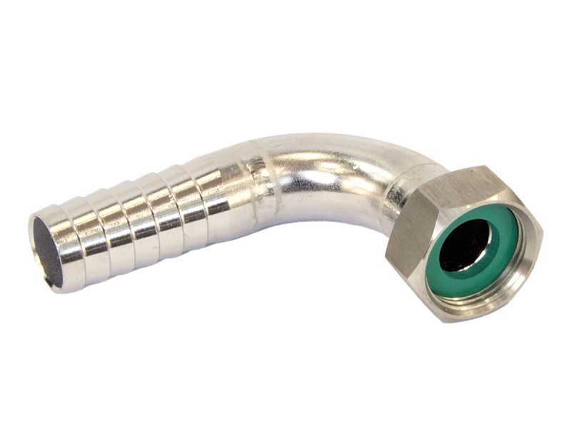 Tellarini ALM 20-SR - Pompa elettrica da travaso per olio in acciaio inox - Raccordi in INOX dritto+curvo - Scegli i tuoi raccordi!