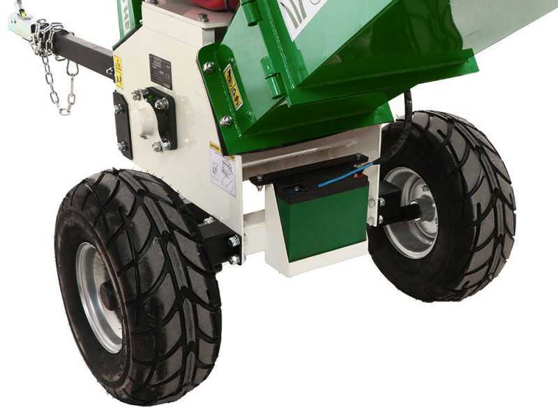 OUTLET - DA ESPOSIZIONE - Biocippatore a scoppio professionale GreenBay GB-WRC 120 HE - Motore Honda GX390 da 13 HP