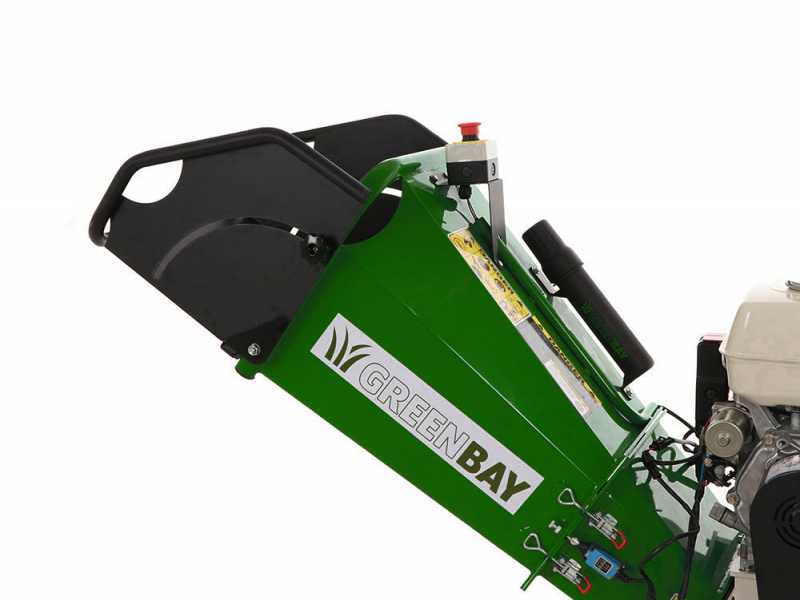 OUTLET - DA ESPOSIZIONE - Biocippatore a scoppio professionale GreenBay GB-WRC 120 HE - Motore Honda GX390 da 13 HP