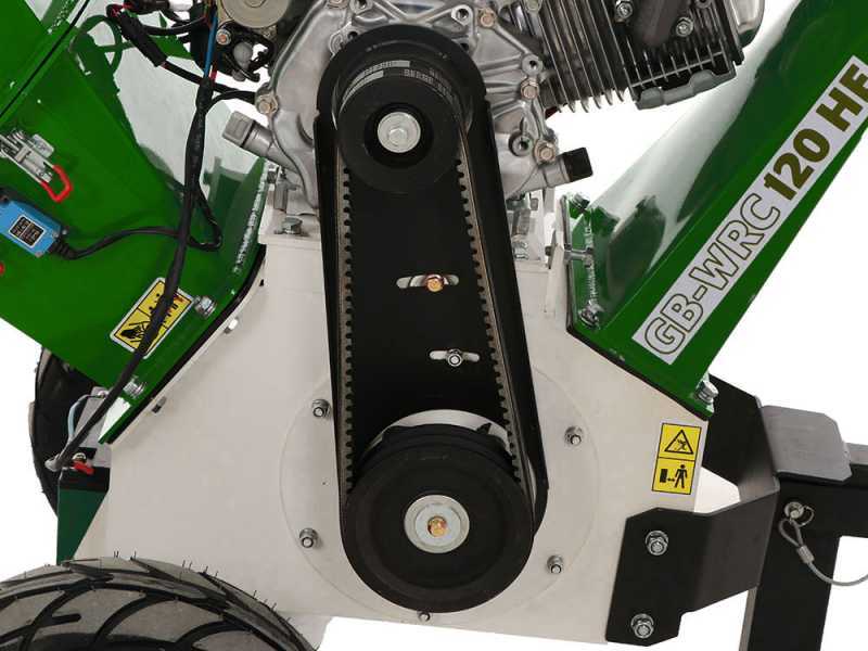 OUTLET - DA ESPOSIZIONE - Biocippatore a scoppio professionale GreenBay GB-WRC 120 HE - Motore Honda GX390 da 13 HP