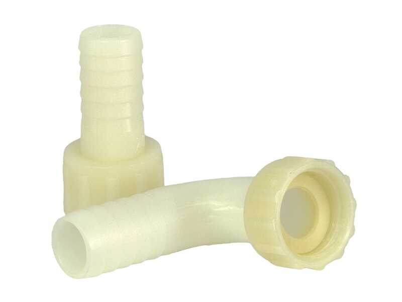 Tellarini ALM 25 MS - Pompa elettrica da travaso in acciaio inox - Raccordi in NYLON dritto+curvo - Monofase - 230V - Scegli i tuoi raccordi!