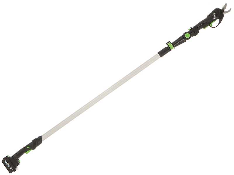 Ribimex PRBAT20/SEC - Forbice elettrica da potatura su asta 147-203 cm - 20V/4Ah