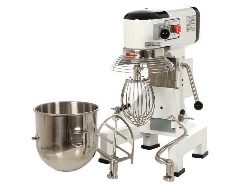 OUTLET - UTILIZZATO PER PROVA - Prismafood iLine MZPL010 - Impastatrice planetaria - Vasca in inox 10 litri