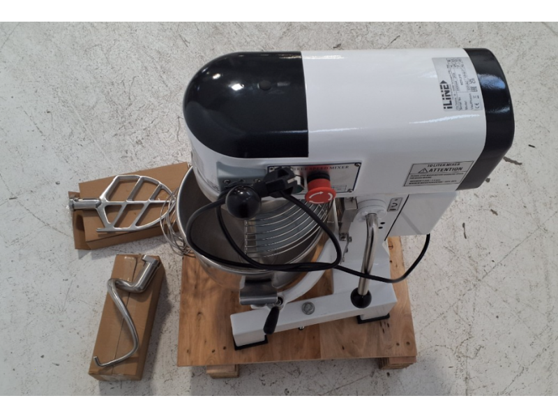 OUTLET - UTILIZZATO PER PROVA - Prismafood iLine MZPL010 - Impastatrice planetaria - Vasca in inox 10 litri
