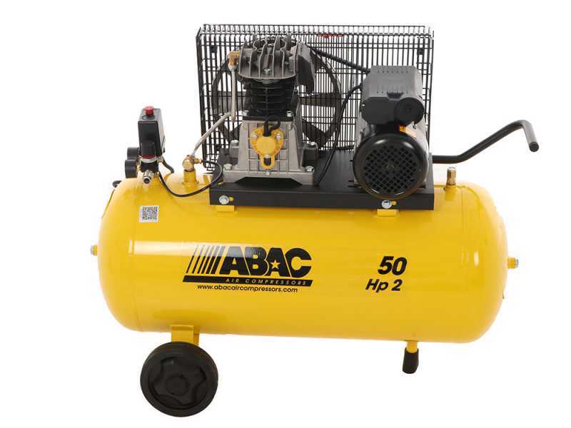 OUTLET - PICCOLI DIFETTI ESTETICI - Compressore aria a cinghia ABAC mod. B26/50 CM2 - 50 lt aria compressa