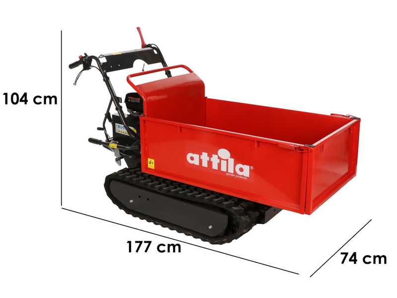 Attila ATT 500 C - Motocarriola cingolata estendibile - Portata 500Kg