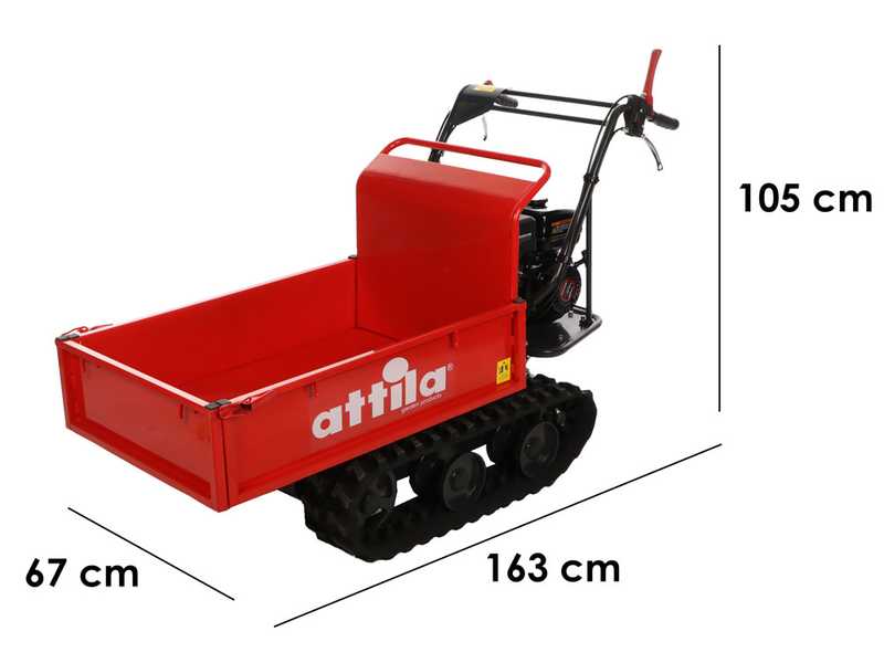 Attila ATT 300 C - Motocarriola cingolata estendibile - Portata 300Kg