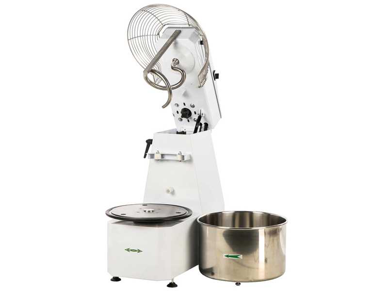 Fimar 50SR - Impastatrice a spirale con testa ribaltabile - Trifase - 2 velocit&agrave;