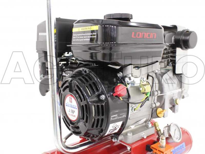 OUTLET - DIFETTI ESTETICI - Airmec Mini 08/260 - Motocompressore a scoppio - Motore Loncin 118cc