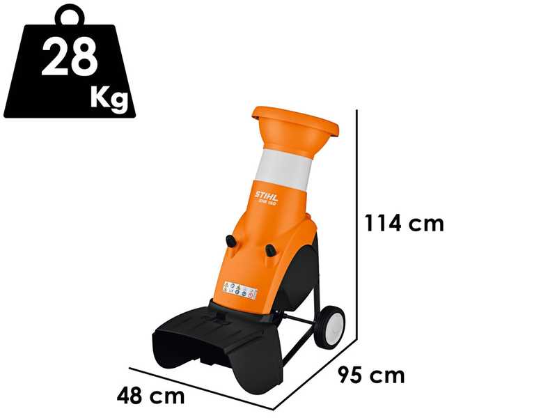 STIHL GHE 150 - Biotrituratore elettrico - Coltelli reversibili