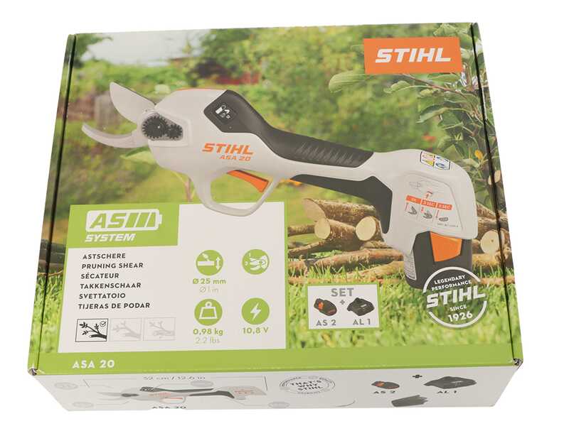STIHL ASA 20 - Forbice elettrica da potatura - 10.8V 2.6Ah