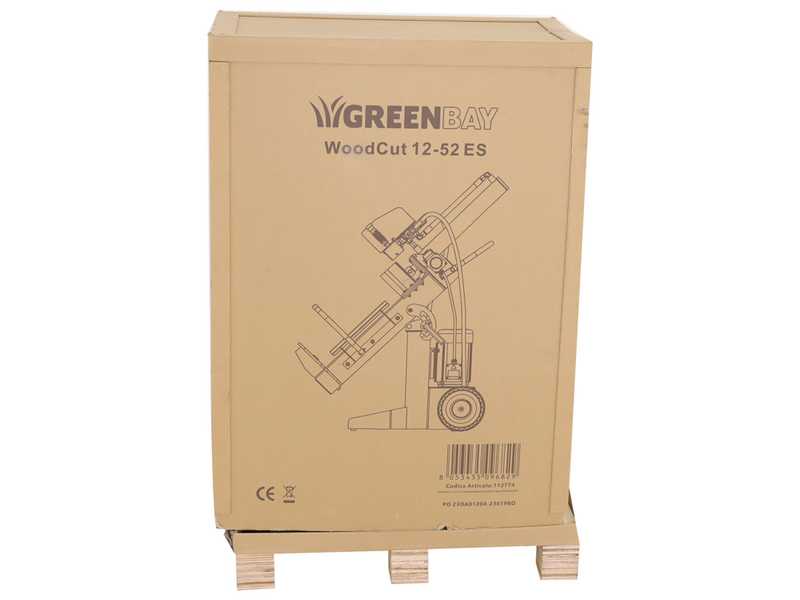OUTLET - PICCOLI DIFETTI ESTETICI - Greenbay WoodCut 15-52 T - Spaccalegna elettrico - Orientabile