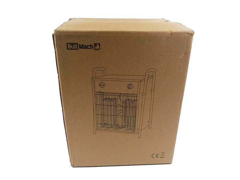 OUTLET - DA ESPOSIZIONE - BullMach BM-EFH 9H - Generatore di aria calda trifase con ventilatore - 9kW