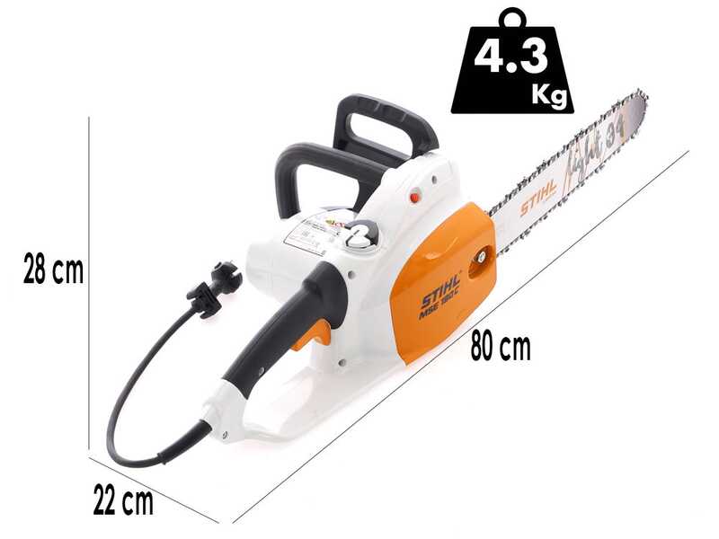 STIHL MSE 190 - Elettrosega da taglio - Lama da 40 cm