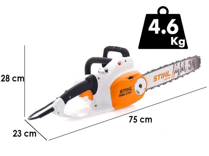 STIHL MSE 210 C-B - Elettrosega da taglio - Lama da 40 cm