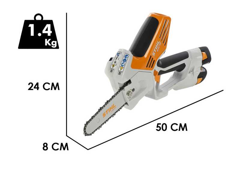 STIHL GTA 40 Set - Potatore manuale a batteria - 21.6V - 2x 10.8V 2.6Ah