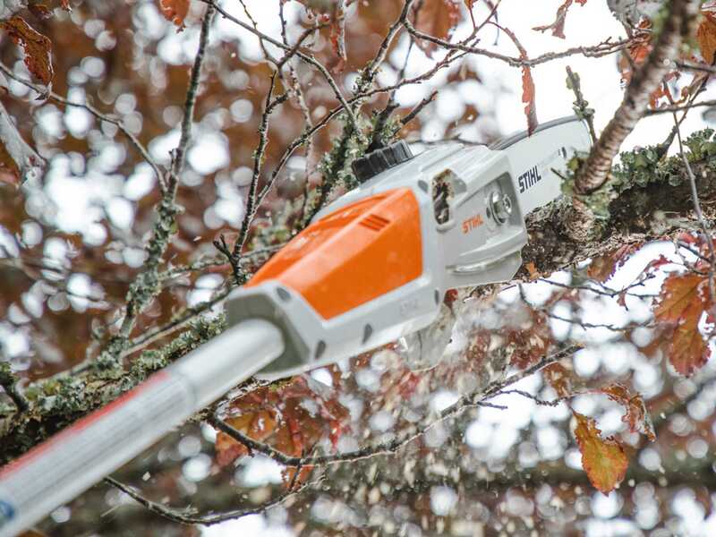 STIHL HTA 50 Set - Potatore su asta con batteria AK 20 - 36V 4Ah